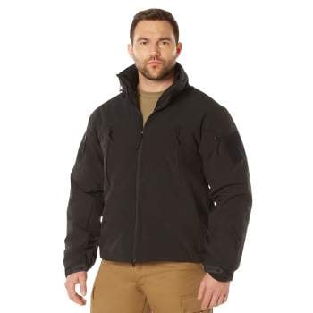 Rothco 3-in-1 Spec Ops Softshell Jacket (Black) - Softshell Jackets